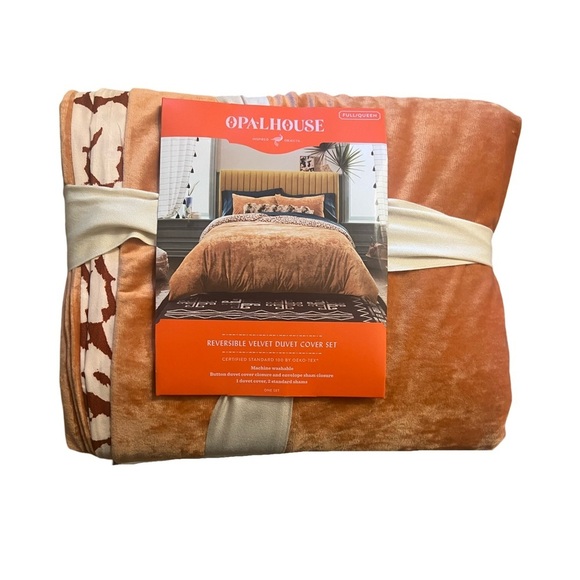 Opalhouse Reversible Velvet Duvet Cover Set​ - Picture 7 of 12